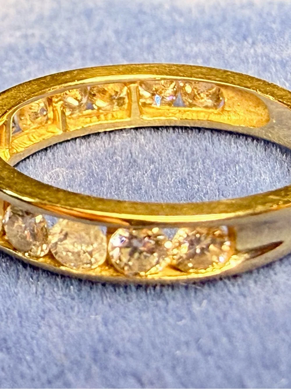 vtg 14k Diamond Eternity Band